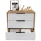 Tuhome Kaia 3 Drawers Dresser, Superior Top, White/Pine CBC4765 - alternate 7